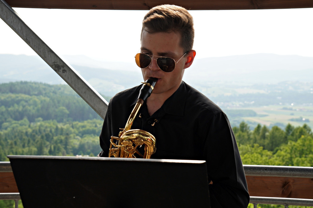 Koncert na wieży widokowej w Dominikowicach