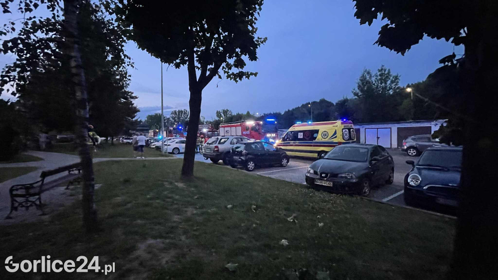 Akcja służb ratunkowych w bloku przy ul. Konopnickiej