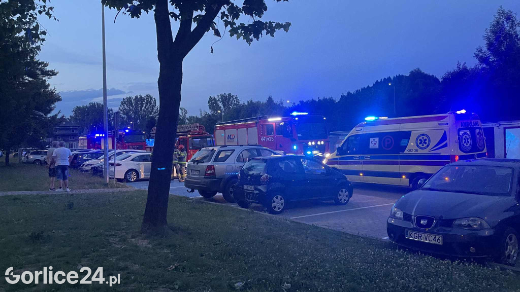 Akcja służb ratunkowych w bloku przy ul. Konopnickiej