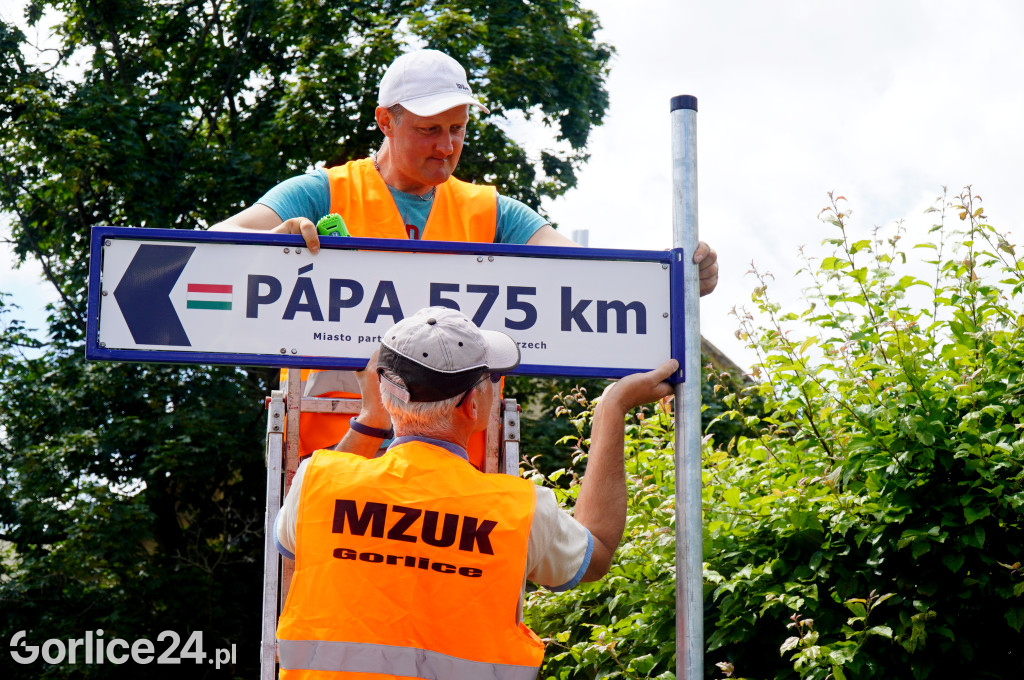 Pápa od 25 lat jest miastem partnerskim Gorlic