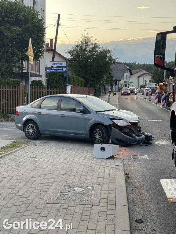 Kolizja na ulicy Stróżowskiej (24.06.)