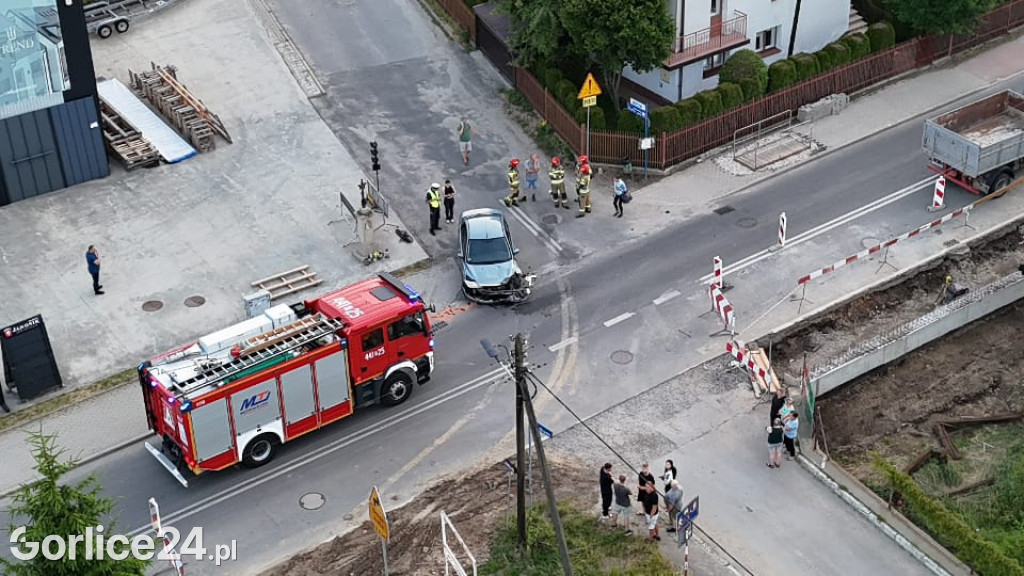 Kolizja na ulicy Stróżowskiej (24.06.)