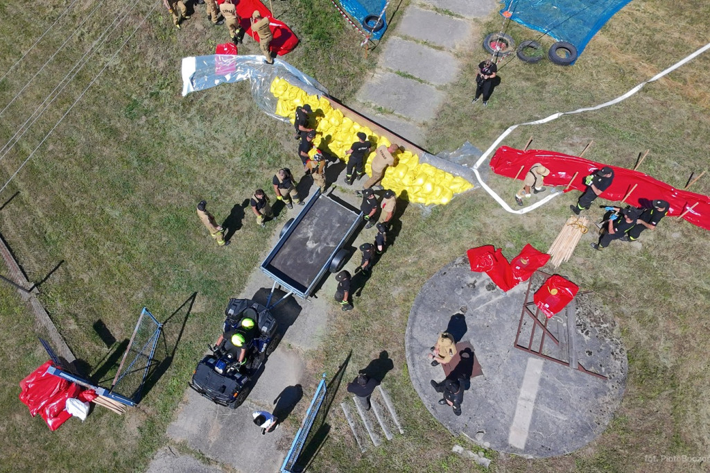 Wielkie ćwiczenia strażaków z powiatu gorlickiego (02.07.)