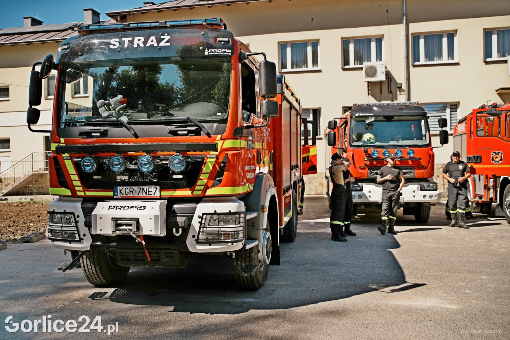 Wielkie ćwiczenia strażaków z powiatu gorlickiego (02.07.)