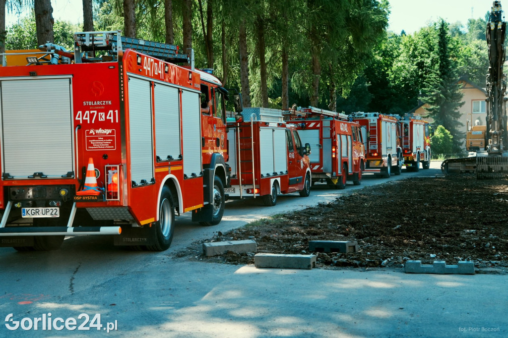 Wielkie ćwiczenia strażaków z powiatu gorlickiego (02.07.)