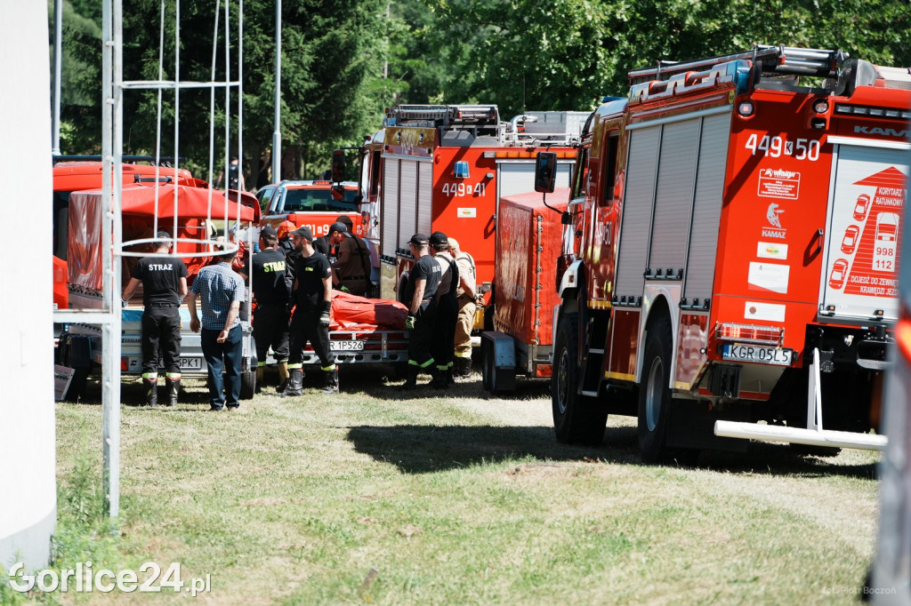 Wielkie ćwiczenia strażaków z powiatu gorlickiego (02.07.)