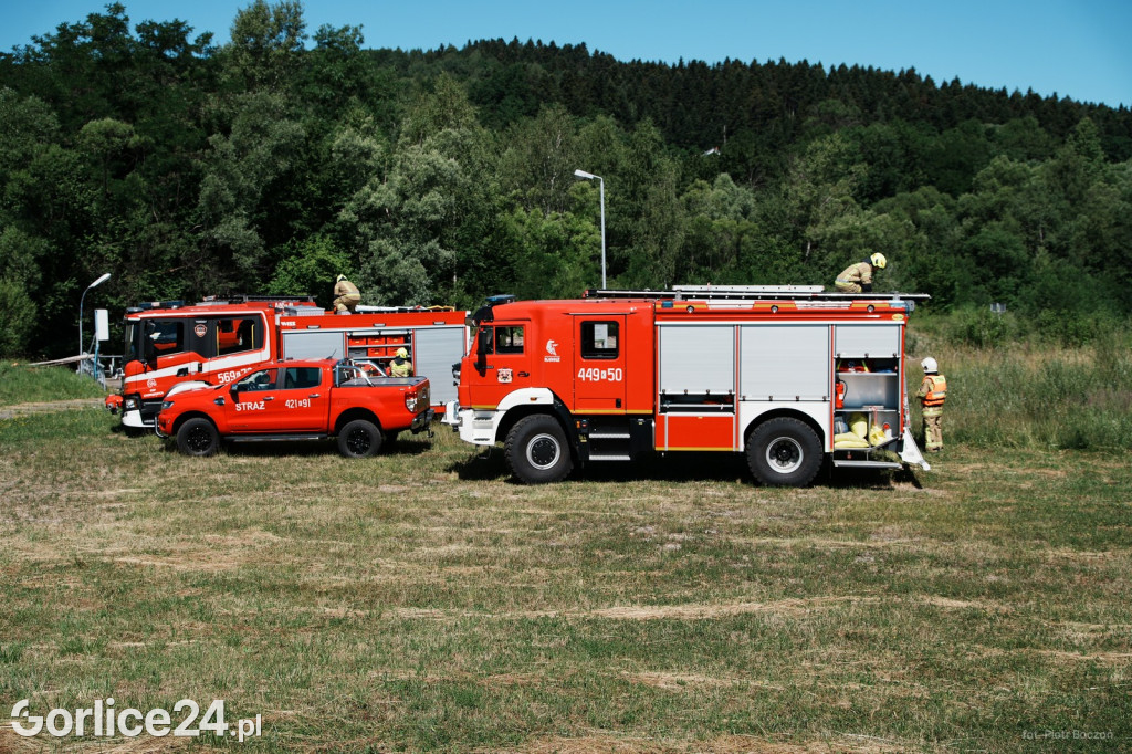 Wielkie ćwiczenia strażaków z powiatu gorlickiego (02.07.)