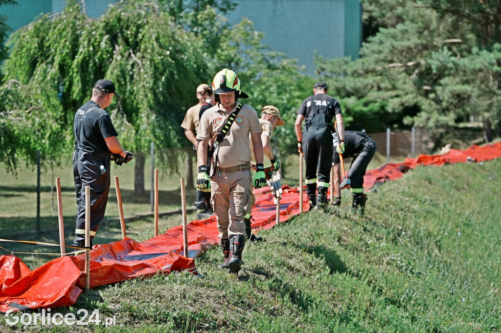 Wielkie ćwiczenia strażaków z powiatu gorlickiego (02.07.)
