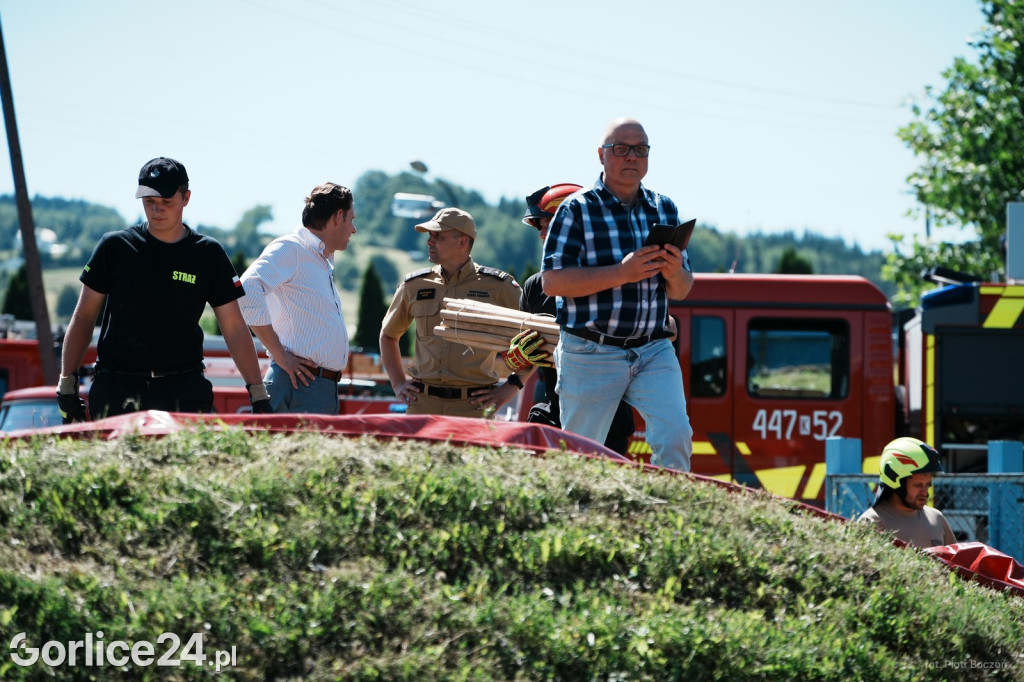Wielkie ćwiczenia strażaków z powiatu gorlickiego (02.07.)