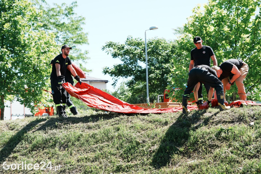 Wielkie ćwiczenia strażaków z powiatu gorlickiego (02.07.)