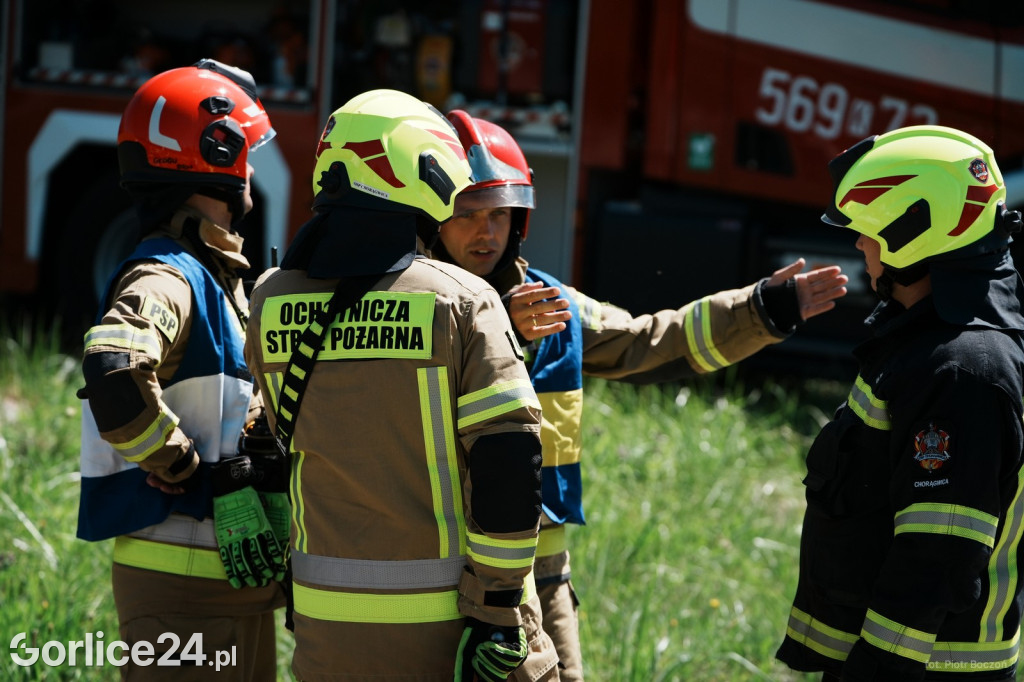 Wielkie ćwiczenia strażaków z powiatu gorlickiego (02.07.)