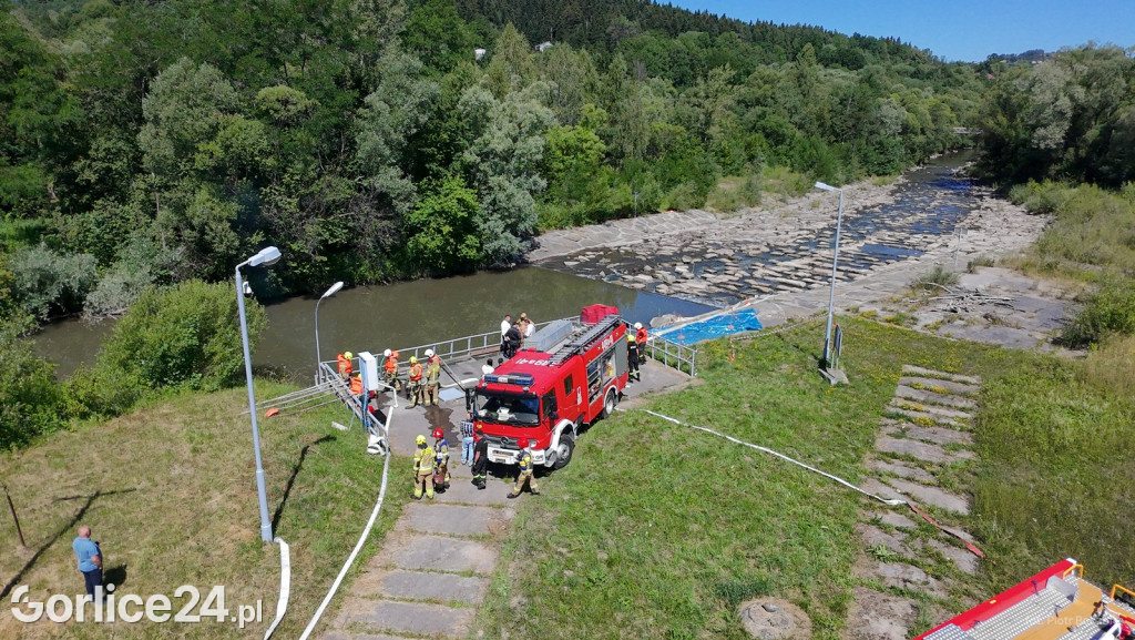 Wielkie ćwiczenia strażaków z powiatu gorlickiego (02.07.)