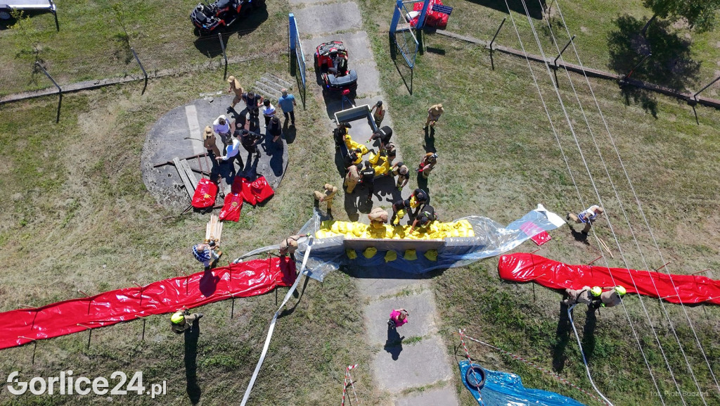 Wielkie ćwiczenia strażaków z powiatu gorlickiego (02.07.)