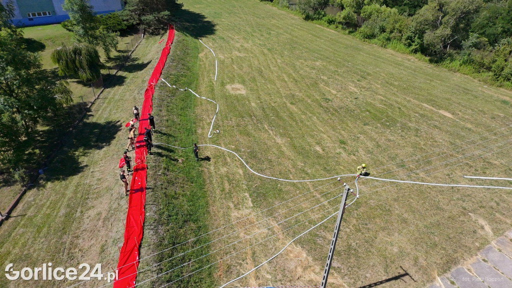 Wielkie ćwiczenia strażaków z powiatu gorlickiego (02.07.)