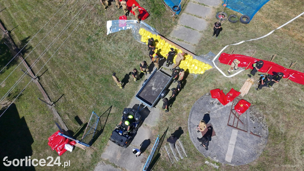 Wielkie ćwiczenia strażaków z powiatu gorlickiego (02.07.)