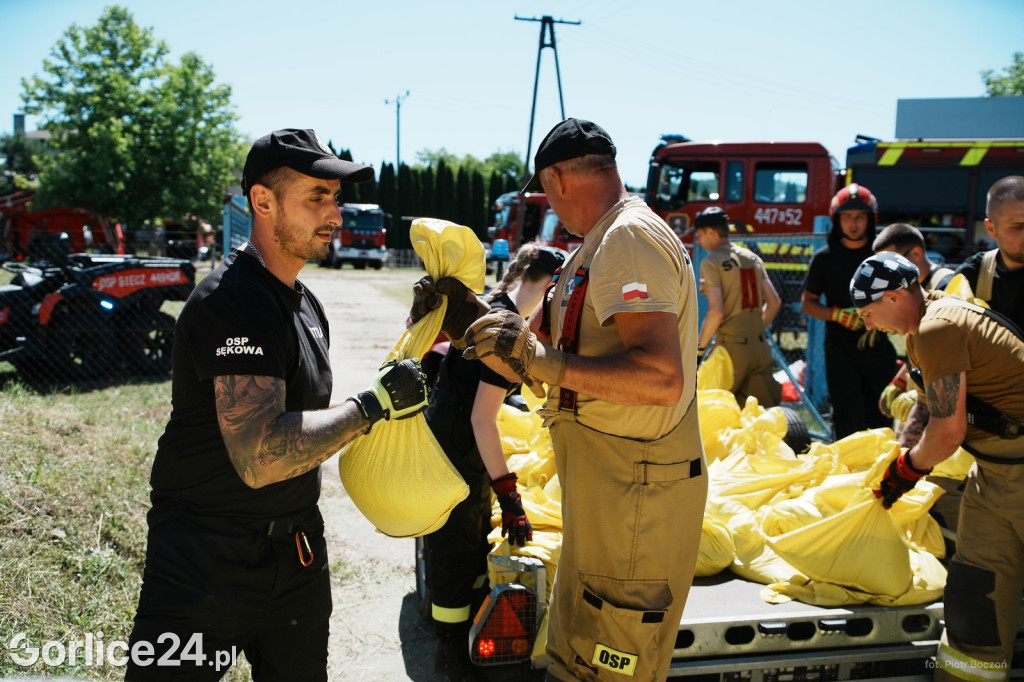 Wielkie ćwiczenia strażaków z powiatu gorlickiego (02.07.)