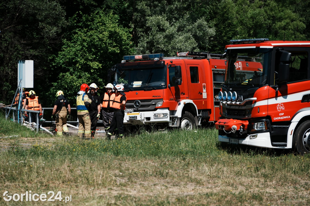 Wielkie ćwiczenia strażaków z powiatu gorlickiego (02.07.)