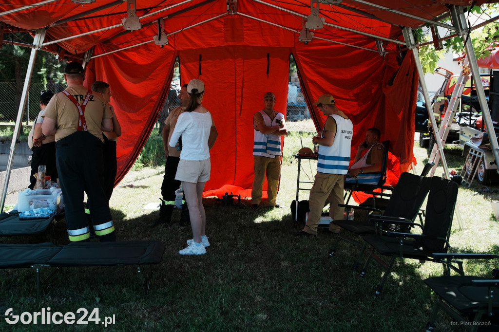 Wielkie ćwiczenia strażaków z powiatu gorlickiego (02.07.)