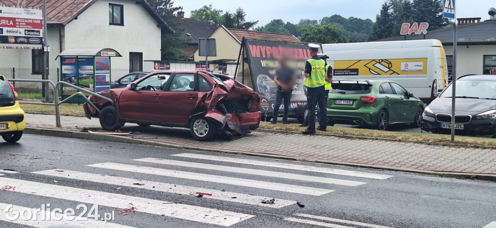 Kolizja na ul. Kościuszki (07.07.)