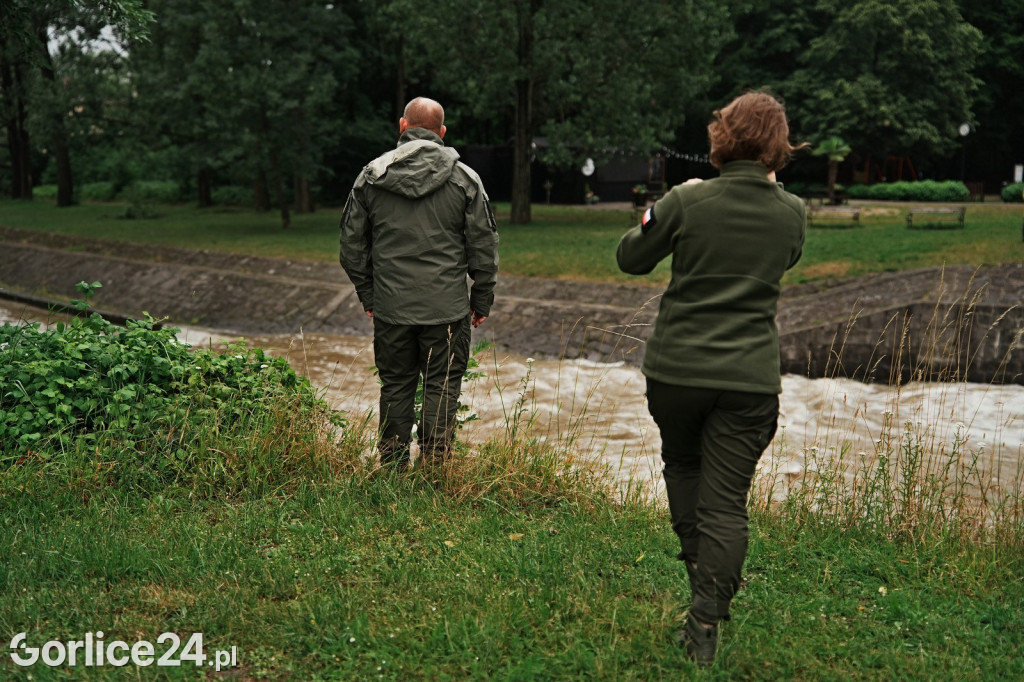 Zagrożenie powodziowe: Wojewoda w Gorlicach (09.07.)