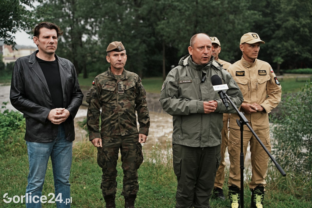 Zagrożenie powodziowe: Wojewoda w Gorlicach (09.07.)