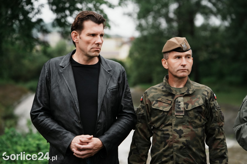 Zagrożenie powodziowe: Wojewoda w Gorlicach (09.07.)