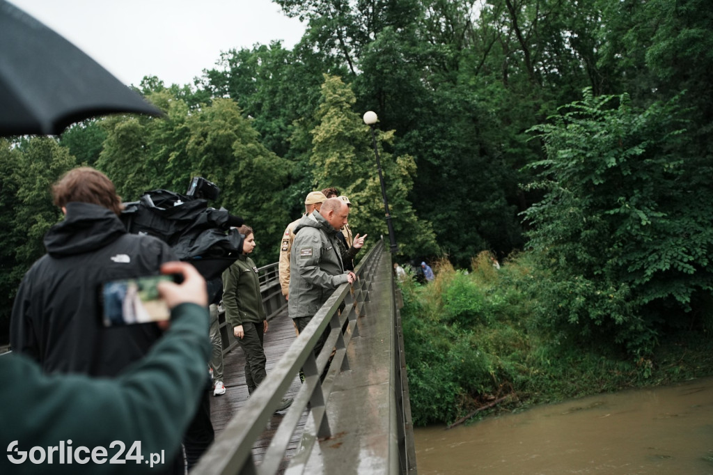 Zagrożenie powodziowe: Wojewoda w Gorlicach (09.07.)