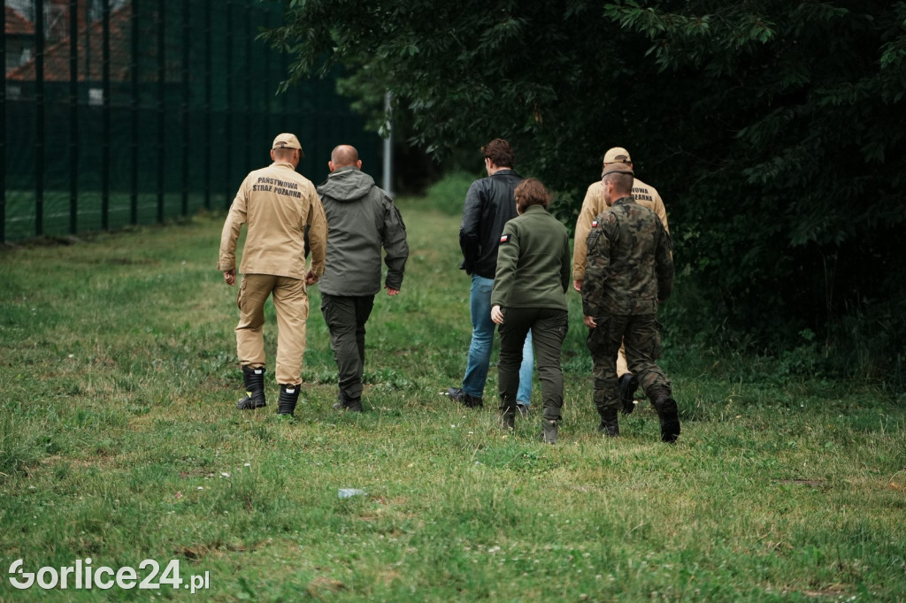 Zagrożenie powodziowe: Wojewoda w Gorlicach (09.07.)