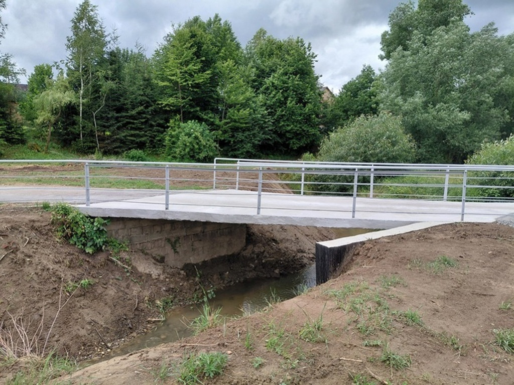Ukończono remont mostu w ciągu drogi Gminnej w Racławicach