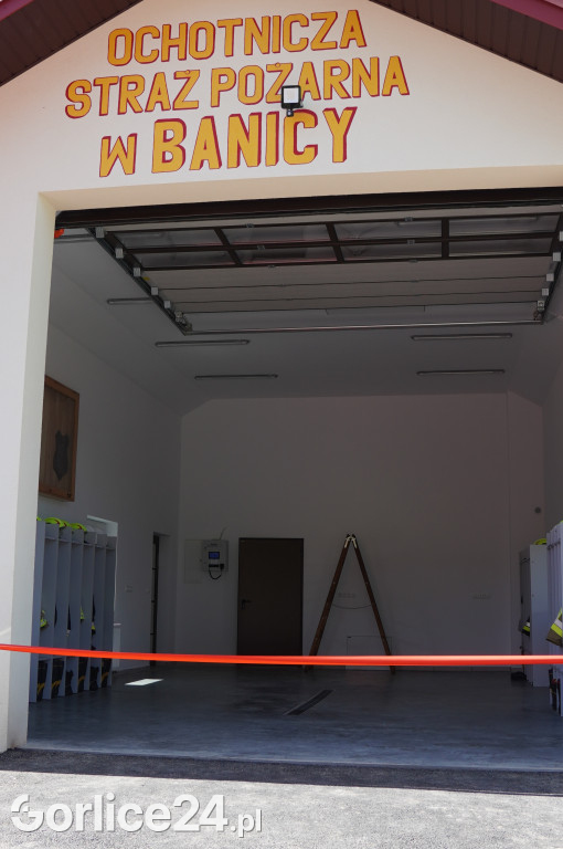 Oddanie nowej remizy w OSP Banica (12.07)
