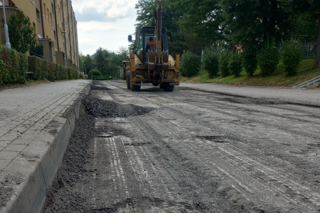 II etap remontu ul. Słonecznej w Gorlicach