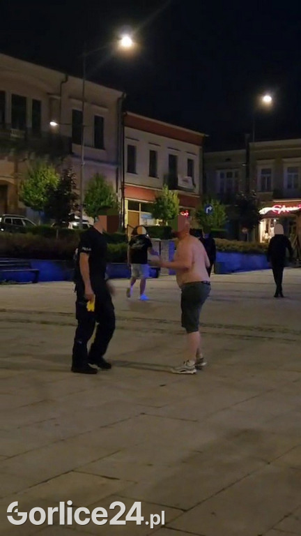 Bójka na gorlickim Rynku (19.07.)