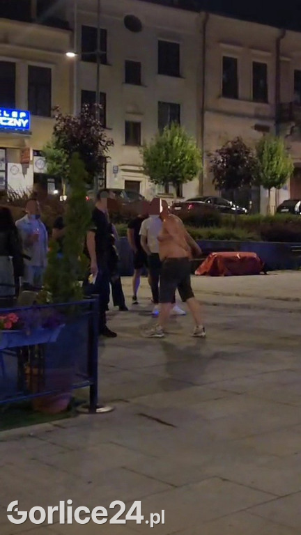 Bójka na gorlickim Rynku (19.07.)