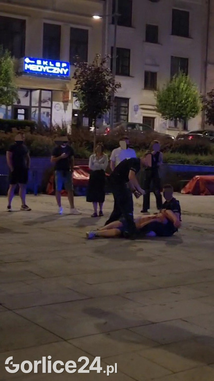 Bójka na gorlickim Rynku (19.07.)