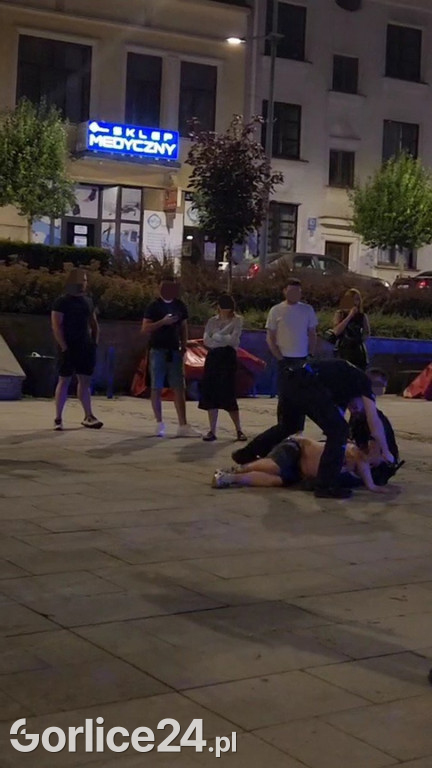 Bójka na gorlickim Rynku (19.07.)