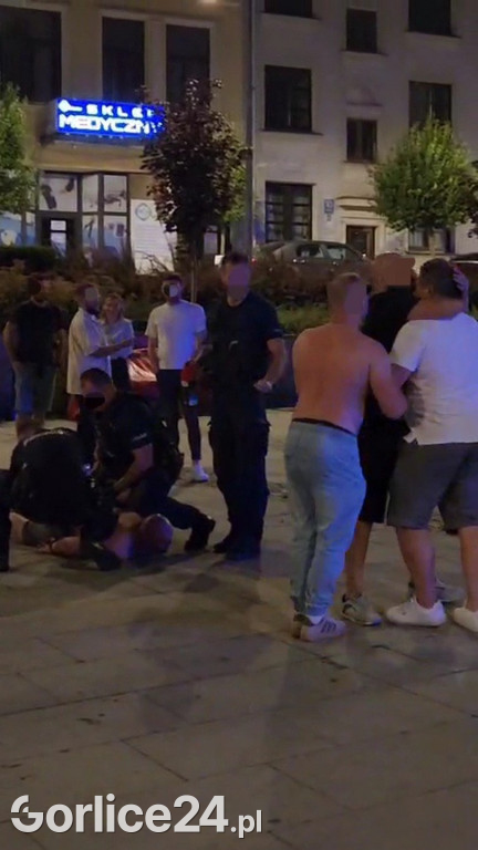 Bójka na gorlickim Rynku (19.07.)