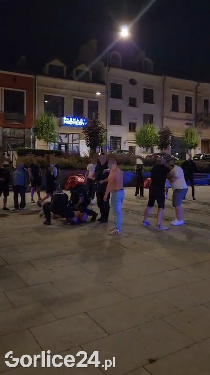 Bójka na gorlickim Rynku (19.07.)