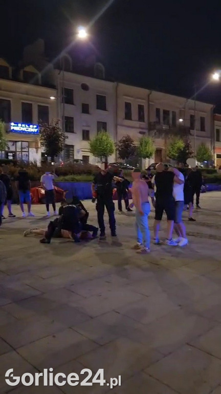 Bójka na gorlickim Rynku (19.07.)
