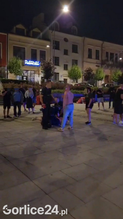 Bójka na gorlickim Rynku (19.07.)