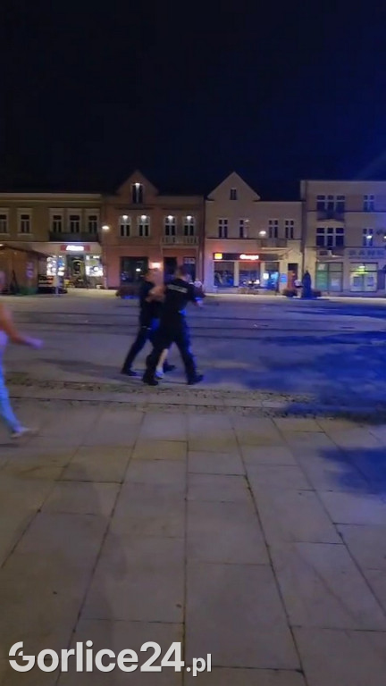 Bójka na gorlickim Rynku (19.07.)