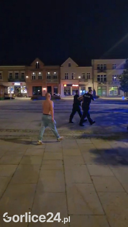 Bójka na gorlickim Rynku (19.07.)