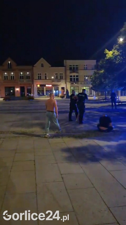Bójka na gorlickim Rynku (19.07.)