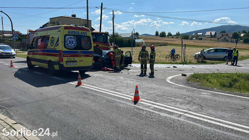 Wypadek w Dominikowicach (21.07)