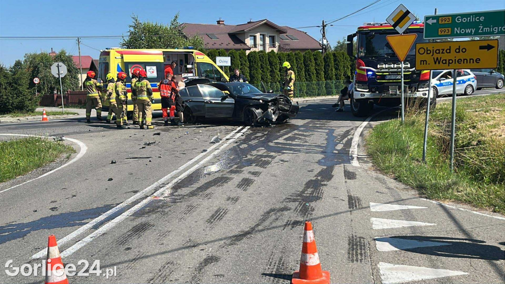 Wypadek w Dominikowicach (21.07)