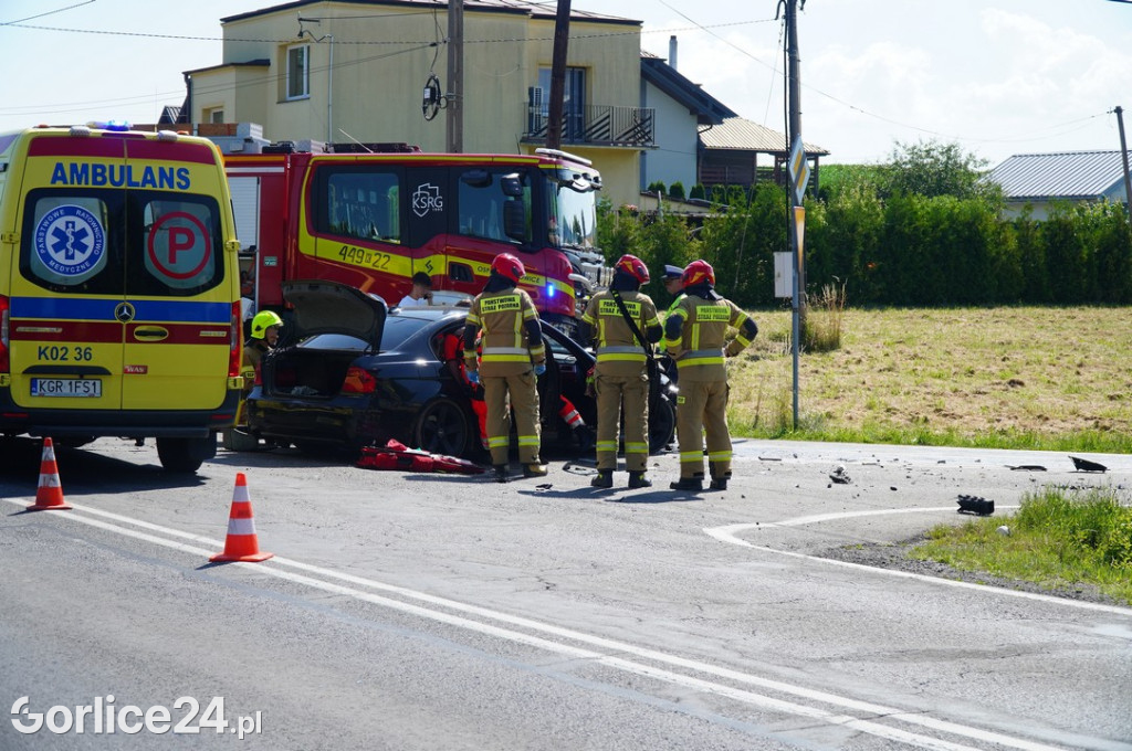 Wypadek w Dominikowicach (21.07)