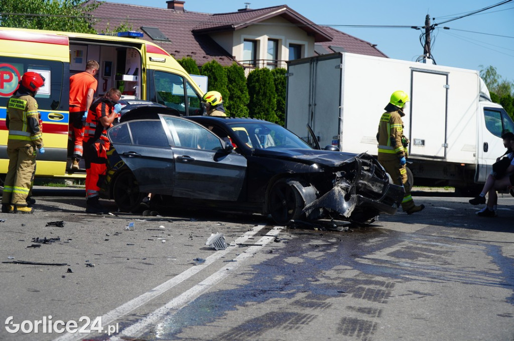 Wypadek w Dominikowicach (21.07)