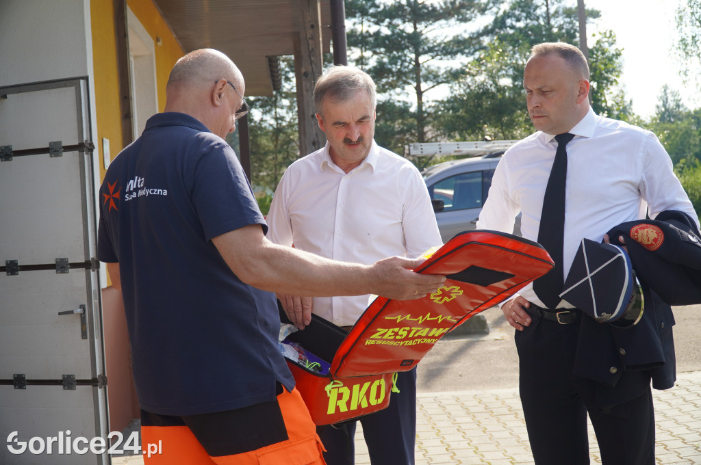 Defibrylatory AED zawisły na remizach OSP (21.07)