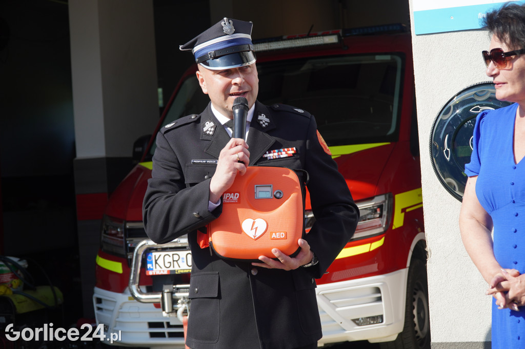 Defibrylatory AED zawisły na remizach OSP (21.07)