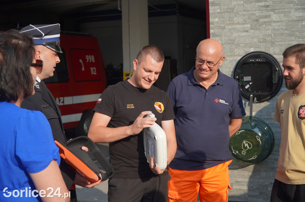 Defibrylatory AED zawisły na remizach OSP (21.07)