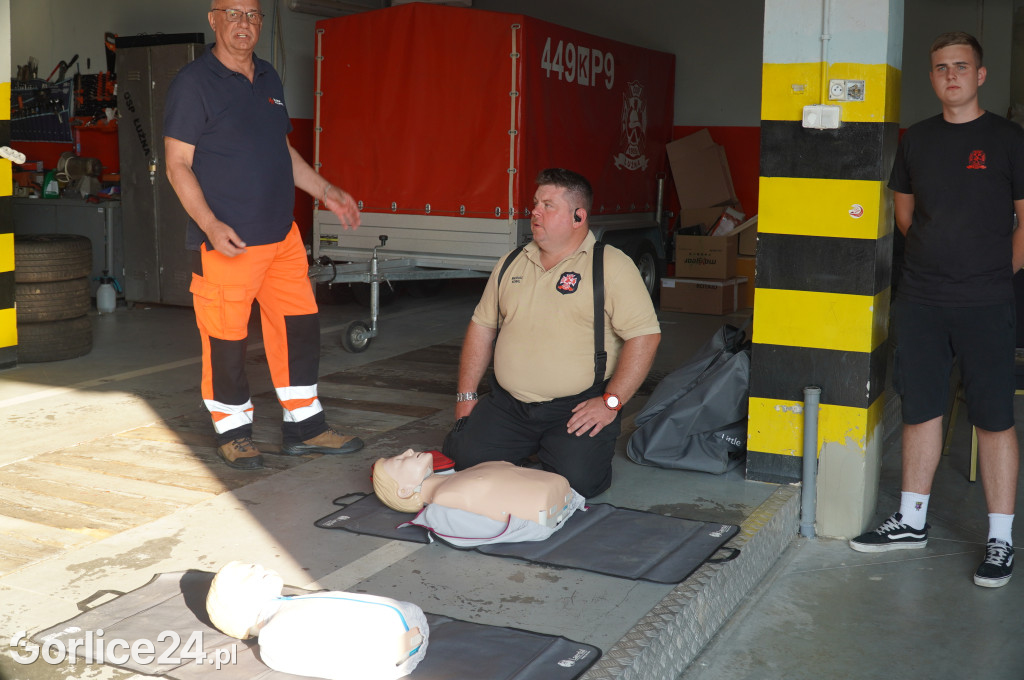 Defibrylatory AED zawisły na remizach OSP (21.07)